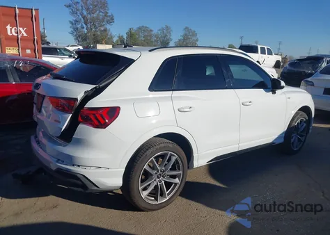2024 Audi Q3 Premium Plus 45 Tfsi S Line Quattro Tiptronic from USA, damaged, VIN WA1EECF32R1040592